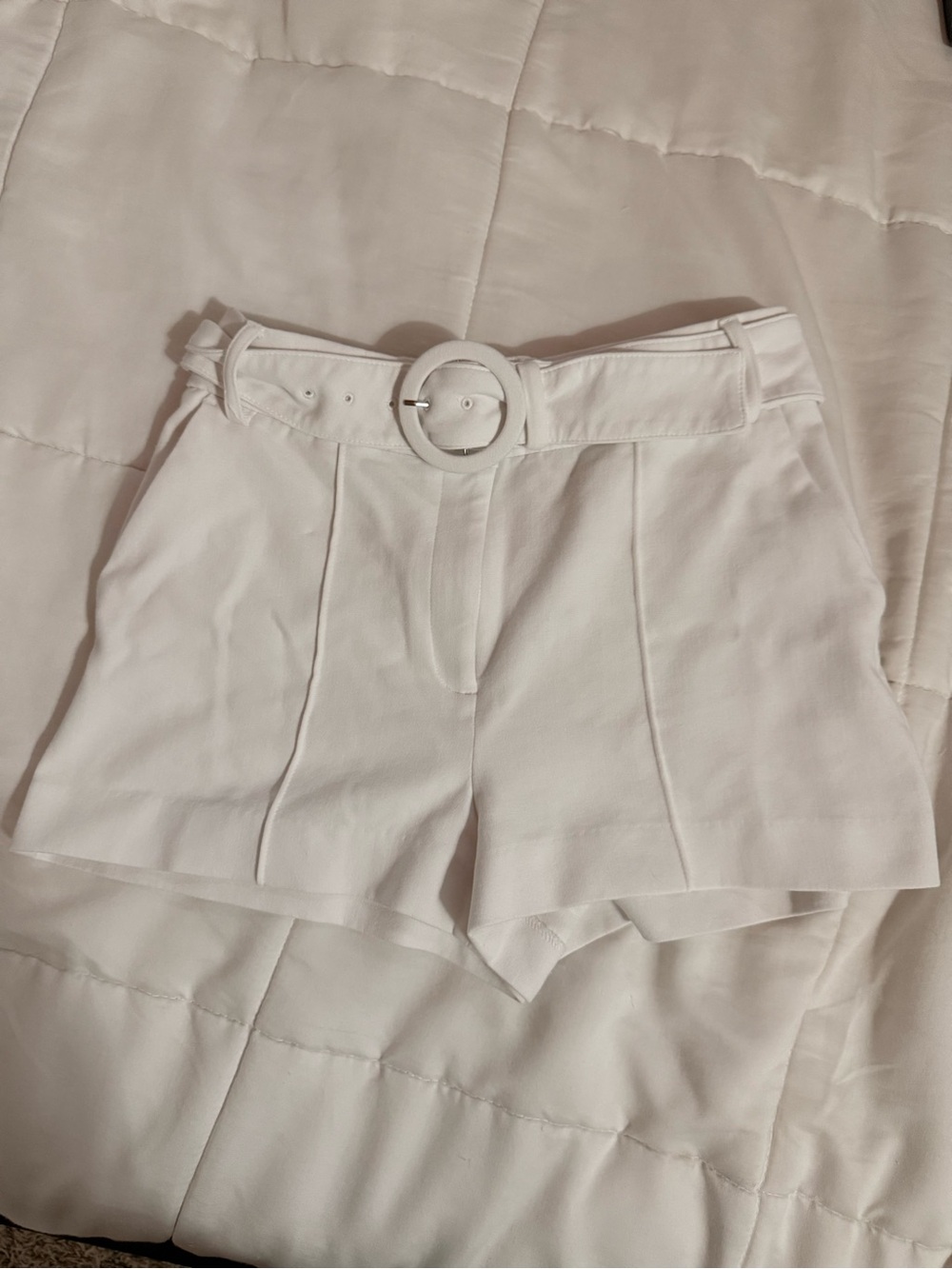 Express white shorts
